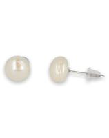 Oorstekers Parel Wit - thumbnail