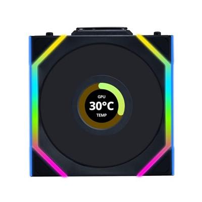 Lian Li UNI FAN SL Wireless LCD 120mm 3-Pack Black