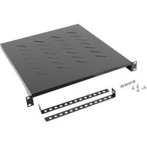 Lanberg AK-1005-B Legbord voor 19” 800MM rekken (1U, 483X500MM)