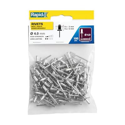 Rapid blindklinknagel alu 4.0x8mm (100st)