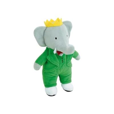 Babar Olifant Pluche +/- 20 cm - JEMINI - Perfecte weergave van de koning der olifanten.