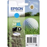 Epson Inktcartridge 34XL Origineel Cyaan C 13 T 34724010 - thumbnail