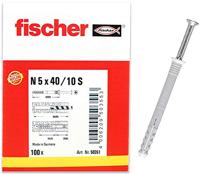 Fischer 050351 N 5 x 40/15 S Spijkerplug 40 mm 5 mm 100 stuk(s) - thumbnail