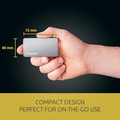 Intenso 1 TB Externe SSD harde schijf USB-C 3.2 Gen 2x2 Antraciet 3828460