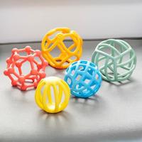 Tickit Silisoft Flexibele Ballen Regenboog 5 stuks - thumbnail
