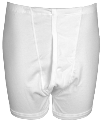 Heren sportbroek met gulp M3400 - Klassiek senioren ondergoed - 100% katoen