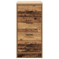 VidaXL Garagekast 40x51x85 cm massief grenenhout oud hout - thumbnail