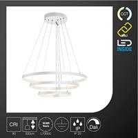 SLV Led hanglampOne Triple 3-rings Ø 80cm dimbaar wit - 1002914 - thumbnail