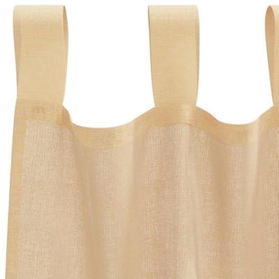 VidaXL Gordijnen voile met roedezakken 2 st zand VidaXL Gordijnen voile met roedezakken 2 st zand