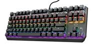 Gaming Keyboard Trust 24407 Zwart Qwerty Spaans - thumbnail