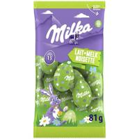 Milka paaseitjes, 81 g, melk hazelnoot - thumbnail