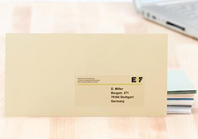 Etiket HERMA 8964 210x297mm transparant glanzend 10stuks