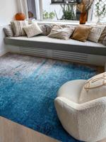 Jackie And The Fish - Vloerkleed Concours Sabalan Teal (outlet) - 200x295 cm - thumbnail