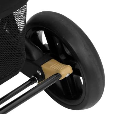 VidaXL Tweelingkinderwagen staal taupe VidaXL Tweelingkinderwagen staal taupe
