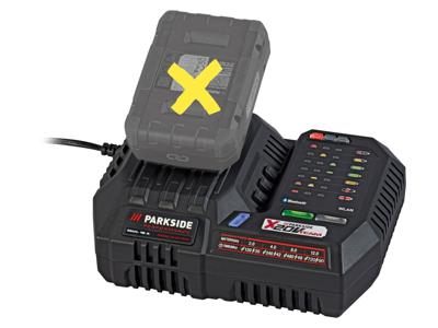 PARKSIDE PERFORMANCE Acculader Smart 20 V - 12 A PARKSIDE PERFORMANCE Acculader Smart 20 V - 12 A