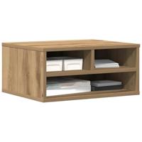 VidaXL Printerstand artisan eiken 49 x 40 x 22.5 cm bewerkt hout - thumbnail