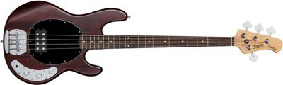 Sterling by Music Man StingRay Ray4 Walnut Satin basgitaar