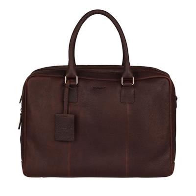 Burkely Antique Avery Worker 15.6" laptop bag-Brown