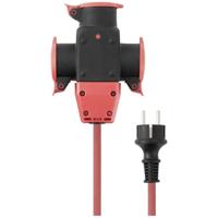 Sygonix SY-5806890 Stroom Verlengkabel 16 A Rood 10.00 m H07RN-F 3G 1,5 mm² Weerbestendig - thumbnail