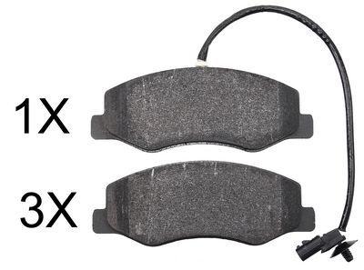 Remblokken set 37846 Remblokken set 37846