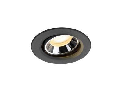 SLV InbouwspotNuminos Move XS zwart/chroom 3000K - 55gr - 1009351