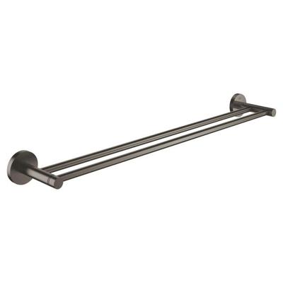 GROHE Essentials Handdoekhouder - 60cm - dubbel - brushed hard graphite 40802al1