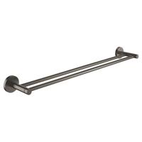 GROHE Essentials Handdoekhouder - 60cm - dubbel - brushed hard graphite 40802al1 - thumbnail