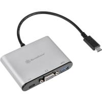 SilverStone USB-C naar VGA adapter - thumbnail