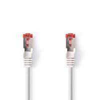 Nedis CAT6 Netwerkkabel | RJ45 Male | RJ45 Male | S/FTP | 7.50 m | Rond | LSZH | Wit | Label - CCGL85221WT75 - thumbnail