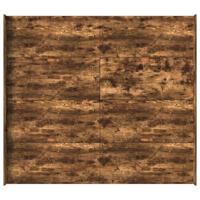 Opbergbedframe met lade Gerookt eiken 200 x 200 cm Bewerkt hout - thumbnail