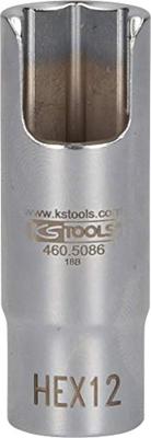 KS Tools 460.5086 3/8 speciale haakse buisverbinder-steekdop, 12 mm