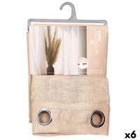 Gordijn Gift Decor Bruin 140 x 260 cm (6 Stuks) - thumbnail
