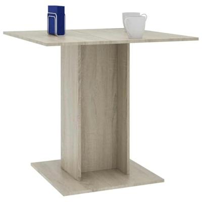 Eettafel 80x80x75 cm spaanplaat sonoma eikenkleurig Eettafel 80x80x75 cm spaanplaat sonoma eikenkleurig