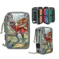 Dino World 3-vaks etui BITE - thumbnail