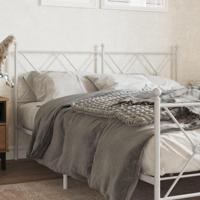 Hoofdbord 160 cm metaal wit - thumbnail