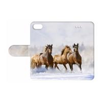 iPhone 7 | 8 | SE (2020) | SE (2022) | Telefoonhoesje | Met pasjeshouder | Paarden - thumbnail