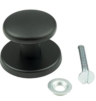 AMI voordeurknop - 60mm bolrond- 160/60 - deurdikte 38/45mm - zwart - 739601
