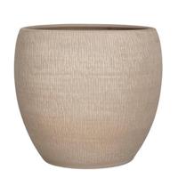 Mica Decorations Morgan Bloempot - 38x38x35 cm - Terracotta - Taupe - thumbnail