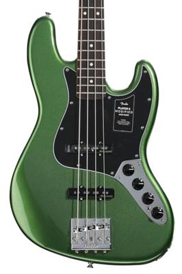 Fender Player II Modified Active Jazz Bass RW Harvest Green Metallic elektrische basgitaar met gigbag