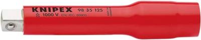 Knipex Verlengstuk met binnen- / buitenvierkant 3/8" 125 mm - 9835125