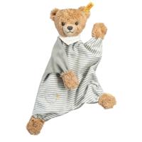 Steiff Knuffeldier 239915 Slaapgoed-beer knuffeldoek, schattig knuffeldier, jongens, meisjes en baby's vanaf 0 maanden, pluche dier 30 cm, lichtgrijs - thumbnail