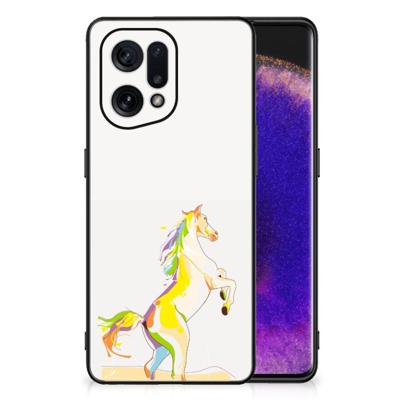 OPPO Find X5 Hoesje Horse Color