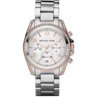 Michael Kors Dames Blair MK5459 zilveren roestvrijstalen quartz horloge - thumbnail