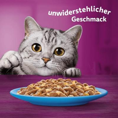 Whiskas 1+ Vis Selectie in gelei natvoer kat multipack (85 g) 2 verpakkingen (80 x 85 g) - thumbnail