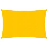 VidaXL Zonnezeil 160 g/m² 2,5x4,5 m hdpe geel - thumbnail