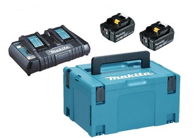 Makita Accessoires 18V Li-Ion accu Starterset LXT DC18RD + 2x BL1860B in Mbox - 198077-8 Makita Accessoires 18V Li-Ion accu Starterset LXT DC18RD + 2x BL1860B in Mbox - 198077-8