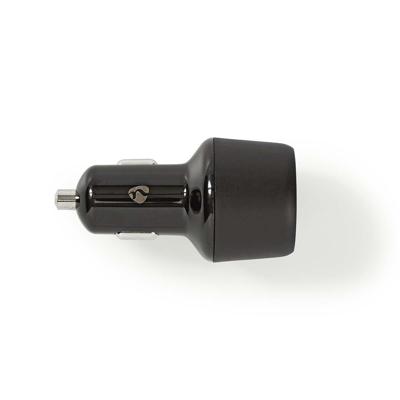 Nedis CCQC600ABK Autolader 3,0 A 2x Usb (qc 3.0) Zwart