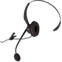 Auerswald COMfortel H-200 On Ear headset Kabel Mono Zwart Noise Cancelling Mono Telefoon - thumbnail