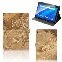 Lenovo Tab E10 Leuk Tablet hoesje Marmer Creme - thumbnail