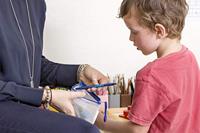 Opbergtas Tarifold met rits 250x115mm PVC blauw | 8 stuks - thumbnail